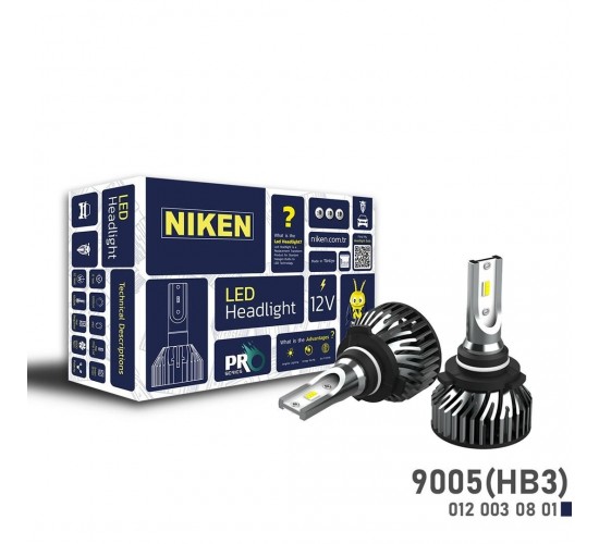 LED XENON PRO SERISI  9005 (HB3), NIKEN 012 003 08 01