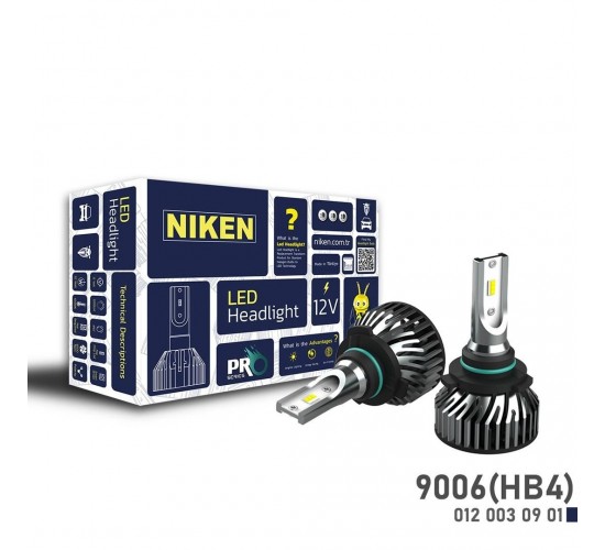 LED XENON PRO SERISI  9006 (HB4), NIKEN 012 003 09 01