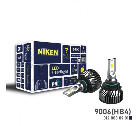 LED XENON PRO SERISI  9006 (HB4), NIKEN 012 003 09 01