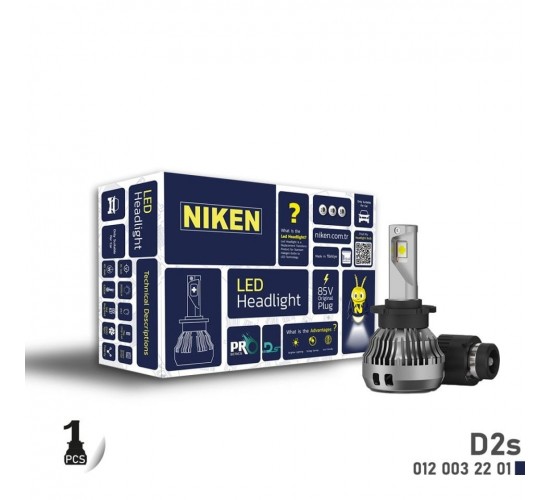 LED XENON PRO SERISI  D2S (1 ADET), NIKEN 012 003 22 01