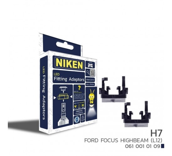 LED FAR MONTAJ ADAPTÖRÜ H7 FORD FOCUS HIGH BEAM, NIKEN 061 001 01 09