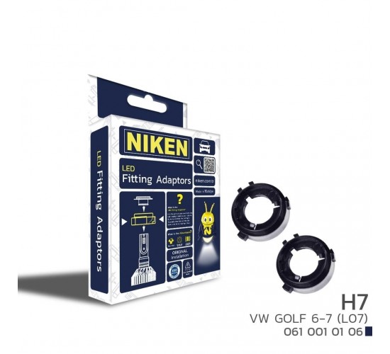 LED FAR MONTAJ ADAPTÖRÜ H7 VW GOLF 6-7, NIKEN 061 001 01 06