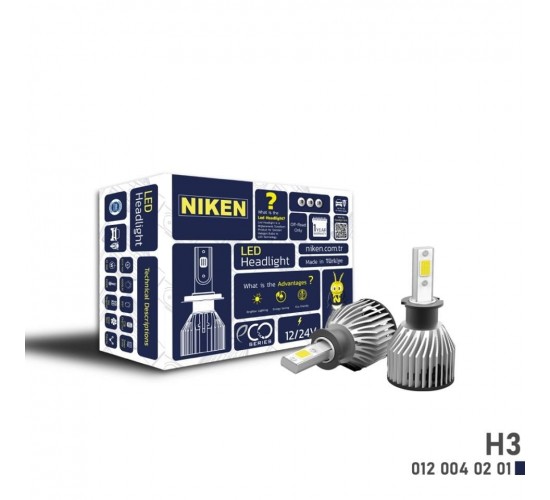 LED XENON ECO SERISI  H3, NIKEN 012 004 02 01