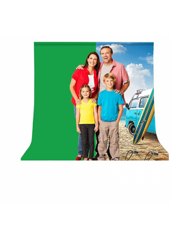 Chromakey-green Screen- Greenbox Yeşil Fon Perde(3x3 M)
