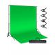 Green Screen- Greenbox  yeşil Fon Perde (3X4M)  ve Fon Standı