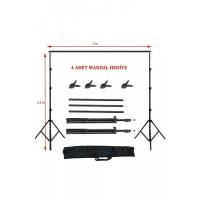 2,5x3 Metre Taşınabilir Fon Standı