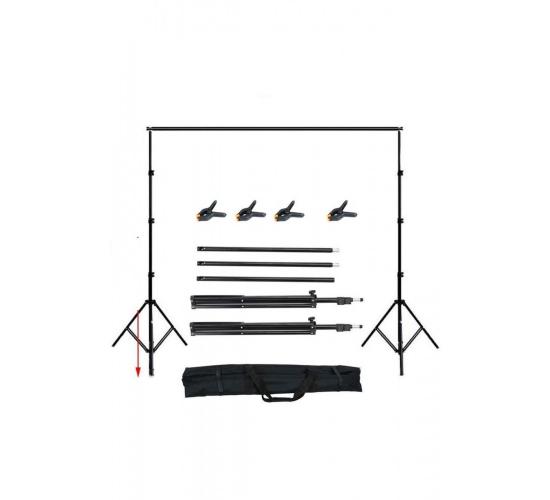 2x2 Metre Fon Standı Background Stand 4 Mandal, 2x2mbackgroundstand
