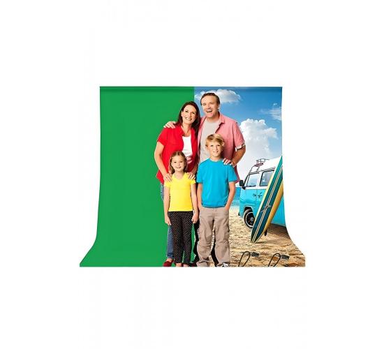 (300x400 Cm) Chromakey-green Screen- Greenbox Yeşil Fon Perde
