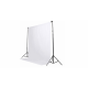 white Screen beyaz  Fon Perde ( 2x3m) + fon standı