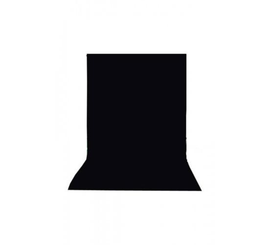 Black Screen-siyah Fon Perde (1.5x2 M)- % 100 Pamuk- Duvara Asmak Için Yapışkanlı Aparatlar Hediye