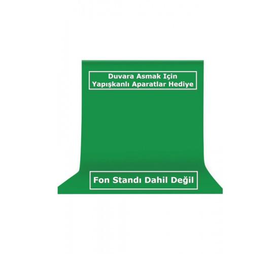 Chromakey 3x6 M Green Screen Yeşil Fon Perde - Profesyonel Fotoğraf Video Montaj Ekipmanı (greenbox)