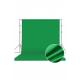 Chromakey 3x6 M Green Screen Yeşil Fon Perde - Profesyonel Fotoğraf Video Montaj Ekipmanı (greenbox)