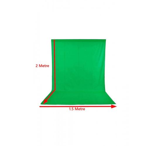 Chromakey Green Screen Greenbox Yeşil Fon 150x200 Cm Fotoğraf Stüdyosu Youtube Tiktok Için Arkaplan