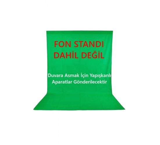 Chromakey Green Screen Greenbox Yeşil Fon 150x200 Cm Fotoğraf Stüdyosu Youtube Tiktok Için Arkaplan