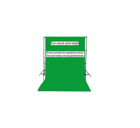 Chromakey- Green Screen Greenbox Yeşil Fon Perde(2 X2)