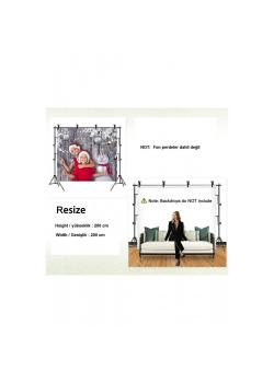 Fon Standı Background Stand 200x200 Cm + 4 Mandal Fon Standı Background Stand 200x200 Cm + 4 Mandal