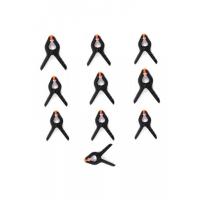 Fon Tutucu Mandal Perde Tutucu Mandal Clamp Kıskaç (10 Adet)