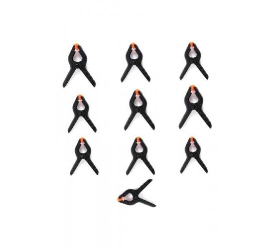 Fon Tutucu Mandal Perde Tutucu Mandal Clamp Kıskaç (10 Adet), ggonlinedc0bee06