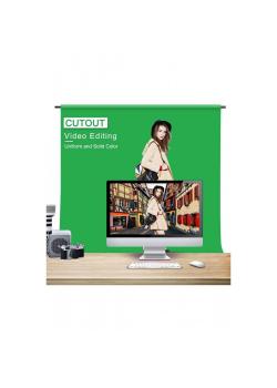 Green Screen Greenbox Yeşil Fon Perde (1.5x2 M) + Tek Ayaklı Fon Standı + 3 Mandal Green Screen Greenbox Yeşil Fon Perde (1.5x2 M) + Tek Ayaklı Fon Standı + 3 Mandal