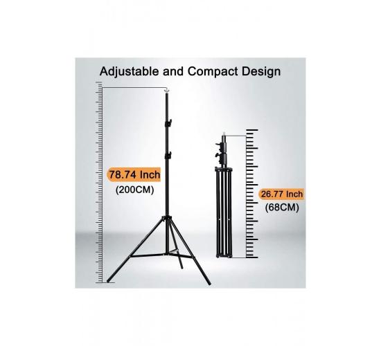 Green Screen Greenbox Yeşil Fon Perde (1.5x2 M) + Tek Ayaklı Fon Standı + 3 Mandal