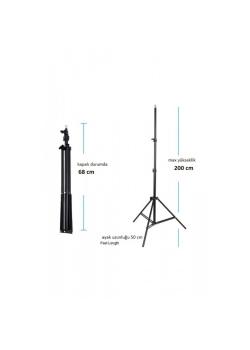 Işık Ayağı Light Stand 200 cm (2 Metre) Işık Ayağı Light Stand 200 cm (2 Metre)