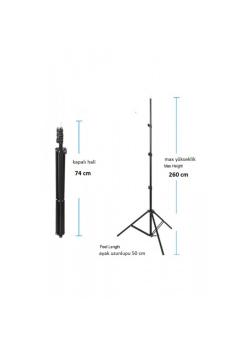 Işık Ayağı Light Stand 260 Cm 2,6 mt. Işık Ayağı Light Stand 260 Cm 2,6 mt.