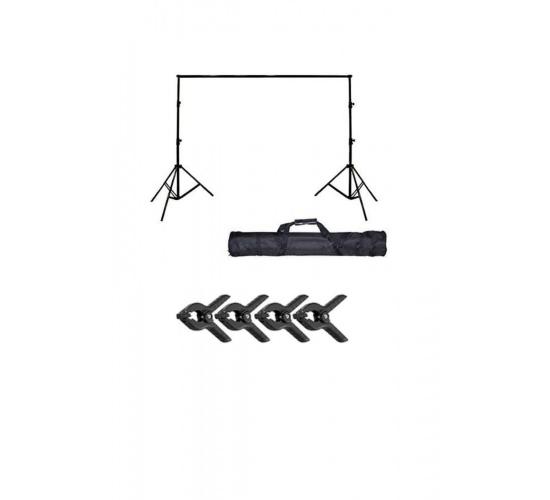 Taşınabilir 2,8x3 Metre Fon Standı