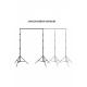 Taşınabilir 2x3 Metre Fon Standı