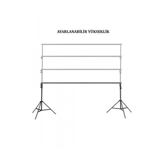 Taşınabilir 2x3 Metre Fon Standı