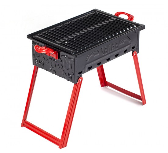 C-21 Cemre Köfteci Ayaklı Mangal Yağdanlıklı Mangal 28*43 cm, 8698779829971