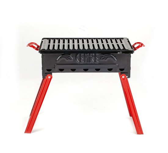 C-21 Cemre Köfteci Ayaklı Mangal Yağdanlıklı Mangal 28*43 cm, 8698779829971