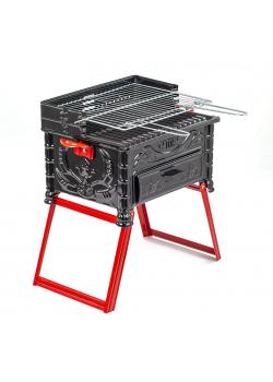 C-70 Cemre Köfteci Ayaklı Pervazlı Mangal 33*43 cm