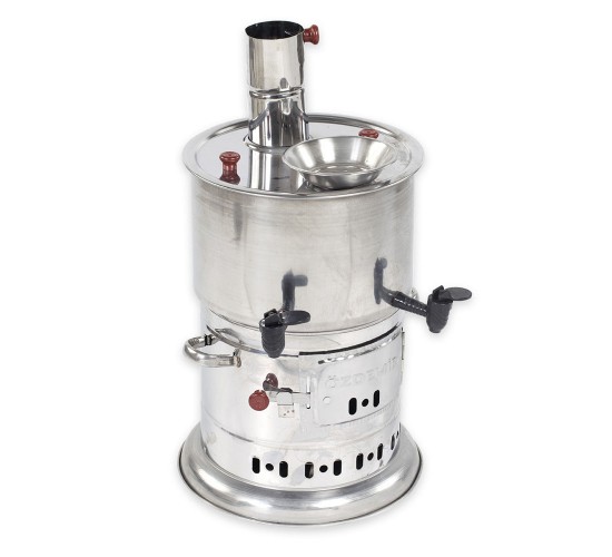 Semaver 10 Lt Büyük Çift Musluk