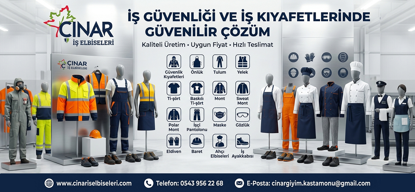 ÇINAR İŞ ELBİSELERİ