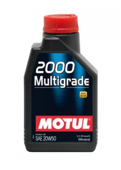 Motul 2000 mgrd 20w50 1 litre motor yağı