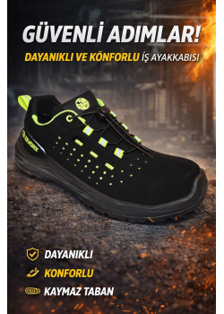 Kaan ake 2021 kaynakçı s2 iş ayakkabısı 44 numara