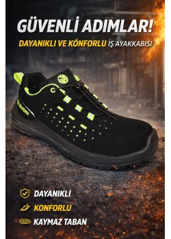 Kaan zevorx süet s1 İş ayakkabısı 45 numara