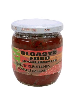 Olgasysfood güneşte kurutulmuş domates salçası 400 gr
