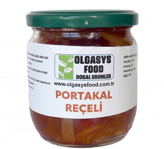 Olgasysfood Kuru Portakal Reçeli 400 gr, 8684483772153