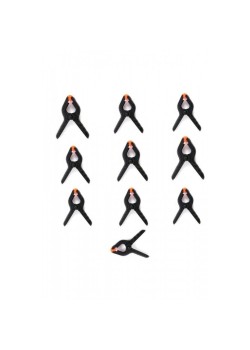 Fon Tutucu Mandal Perde Tutucu Mandal Clamp Kıskaç (10 adet)