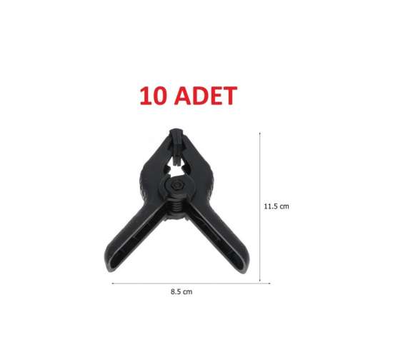 1o Adet Fon Mandalı Clamp Mengene Kıskaç (4.5 Inç-11.5 Cm), 10mand