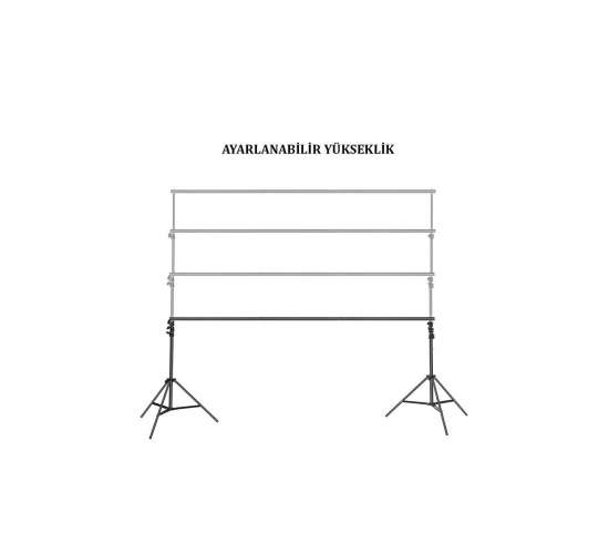 2,5x3 Metre Taşınabilir Fon Standı, 2.5x3Mfs