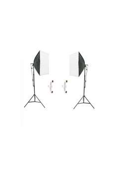 2 Duylu Softbox + 2 M Işık Ayağı Lambasız (2 Adet)
