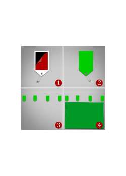 (3x3 M) Chromakey-green Screen- Greenbox Yeşil Fon Perde
