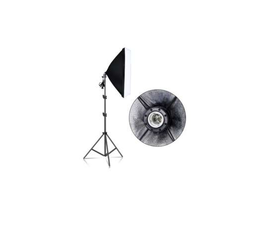 4 Duylu Softbox ,2m Işık Ayağı , 4x20 Wat Led Lamba (7200 Lümen), sabit ışık,sürekli ışık, 4duysft