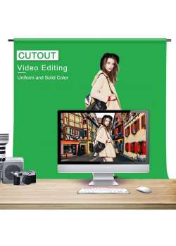 Green Screen- Greenbox  yeşil Fon Perde (3X4M)  ve Fon Standı