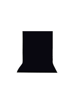 Black Screen-siyah Fon Perde (3x3m)- % 100 Pamuk- Duvara Asmak Için Yapışkanlı Aparatlar Hediye