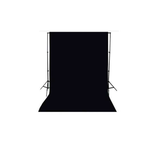 Black Screen-siyah Fon Perde (3x6m) +fon Standı, 0789277172473