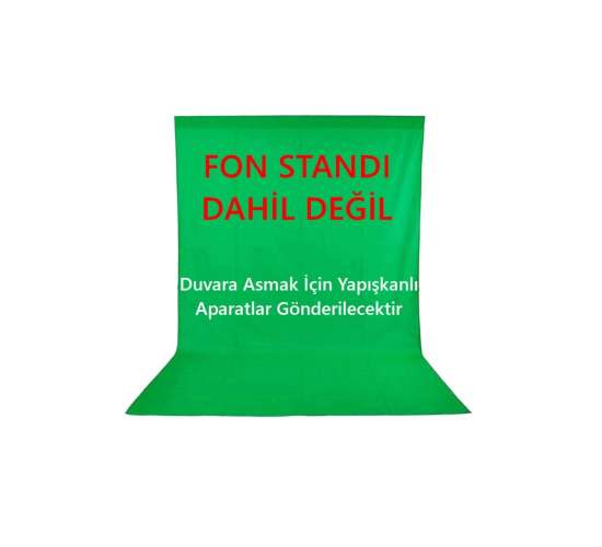 Chromakey Green Screen Greenbox Yeşil Fon 300x400 Cm Fotoğraf Stüdyosu Youtube Tiktok Için Arkaplan, TYBR65J6NNSSJWE394
