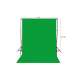 Chromakey Green Screen Greenbox Yeşil Fon Perde(2 X4m)+fon Standı, 0789277172619